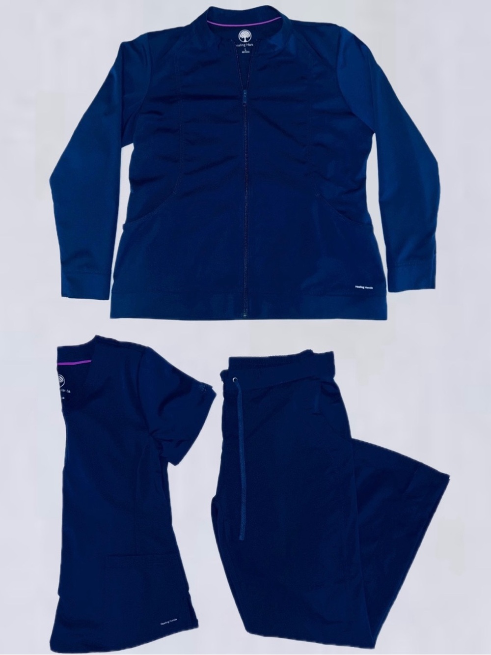 Healing Hands Women’s Scrub Set with Jacket